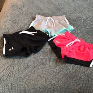 Under Armour Shorts for Girls 3 shorts set